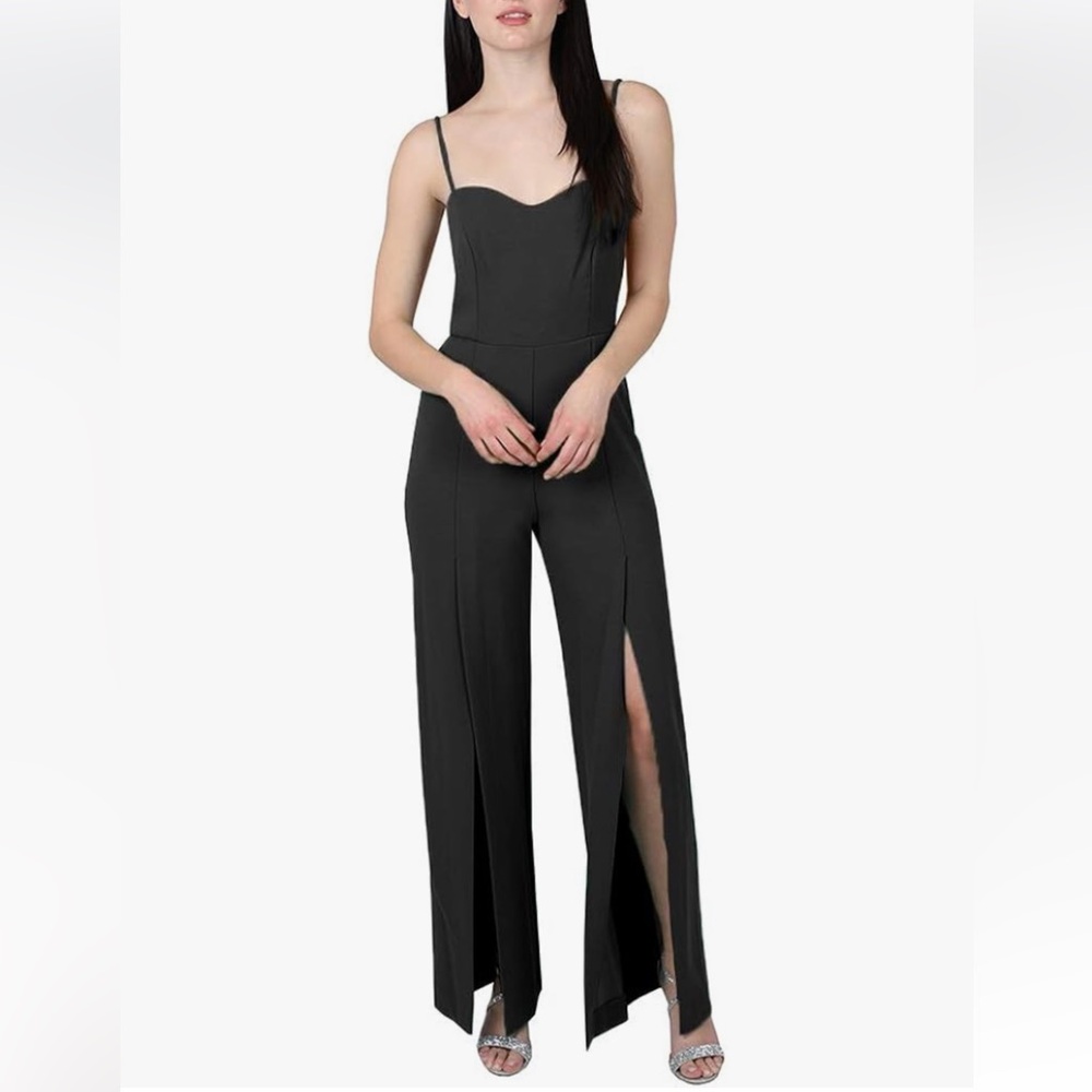 Bebe Scuba open leg jumpsuit Large - Picture 5 of 11